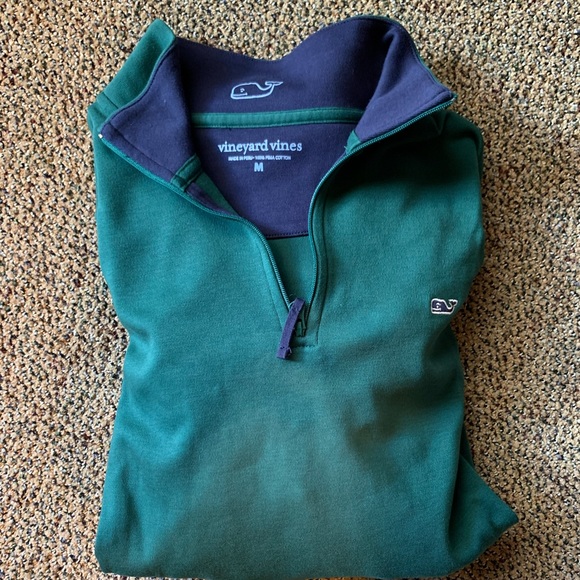 Vineyard Vines Green Quarter ZIP - Picture 3 of 4